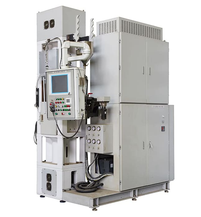 Servo-type powder molding press